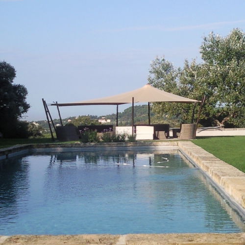 帆布折叠凉亭 - TENTE TOUAREG - Atelier Aude Cayatte - 帆布屋顶 / 金属结构