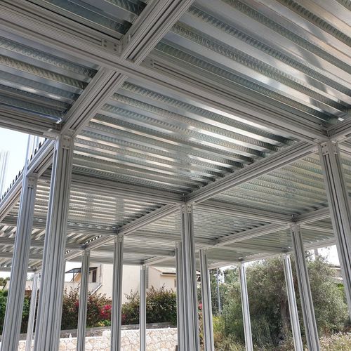 建筑物金属屋架 - SYSTEM - 79-115 - PESPA ALUMIN - 屋顶 / 用于工业建设 / 铝制
