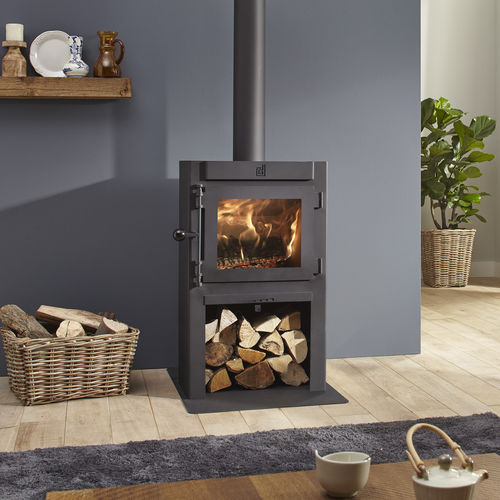 木材采暖炉 - Dik Geurts - Jannik Medium, High - DRU - 4 kW / 5 kW...10 kW / 落地式