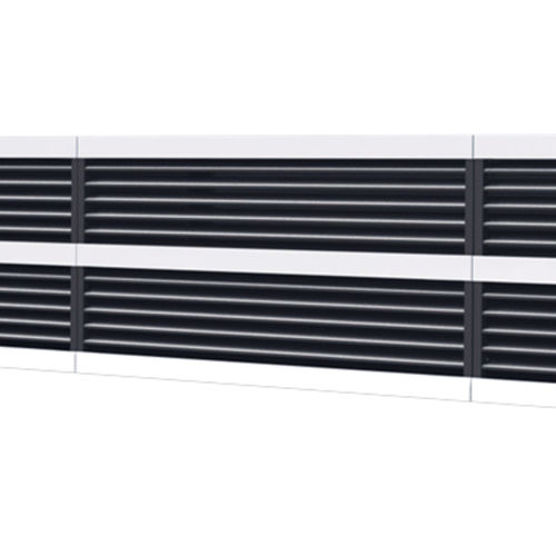 铝通风格栅 - X-GRILLE - TROX - 线性 / 上胶带 / 隔音