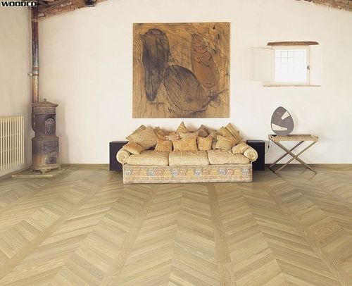 层压地板 - DREAMLIFE - SPINA UNGHERESE: ROVERE DECAPE - Woodco - 栎木 / 拉绒 / 自粘