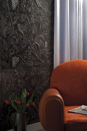 壁挂装饰面板 - OISEAUX - Christophe Fey Concept - 皮质 / 布艺 / 纹理