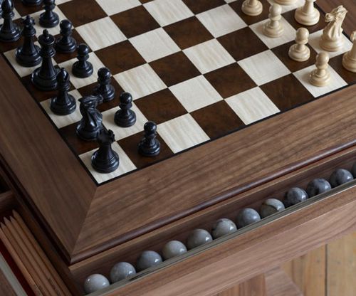 现代风格国际象棋桌 - VOLTA - William Yeoward - 家用 / 栎木 / 桃花心木