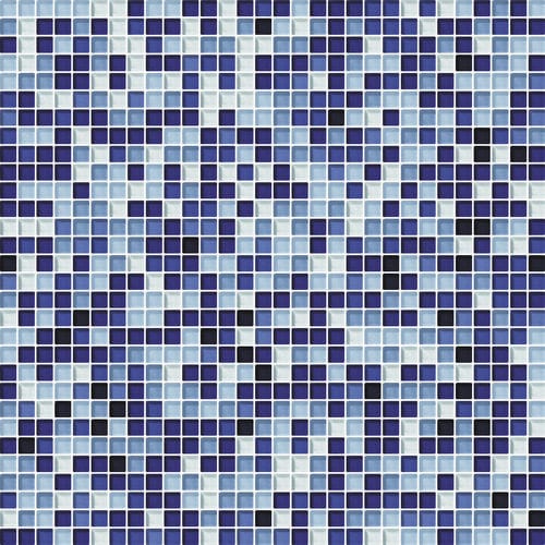 玻璃马赛克 - CR.0570 ZAFFIRO G - Mosaico + - 布艺 / 室内 / 墙面