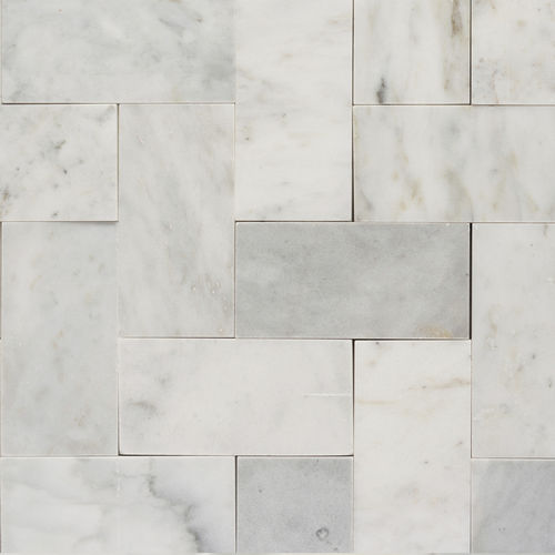 大理石马赛克 - Bianco T 7.5x15x1 - PIETRE DI RAPOLANO PDR SRL - 抛光 / 高亮光 / 室内