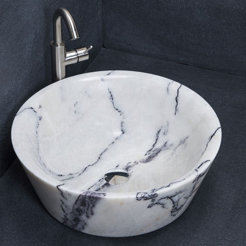 台上盆 - SIMPLE LILAC - PIETRE DI RAPOLANO PDR SRL - 大理石 / 哑光效果 / 高亮光