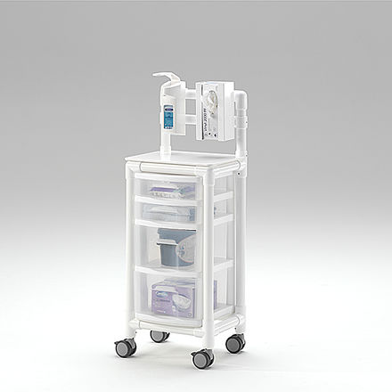 护理推车 - KTW 100 HS MRT - RCN Medizin- und Rehatechnik - 用于医疗机构 / 黄铜 / 塑料