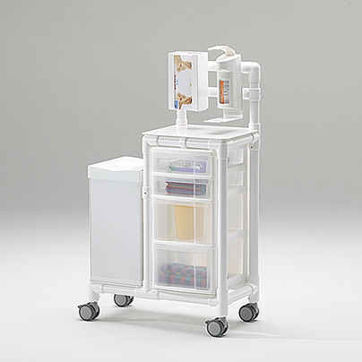 护理推车 - KTW 100 HS ATS ABH - RCN Medizin- und Rehatechnik - 垃圾桶 / 用于医疗机构 / 塑料