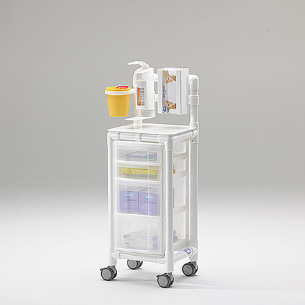 护理推车 - KTW 100 HS ATS SPA - RCN Medizin- und Rehatechnik - 用于医疗机构 / 塑料