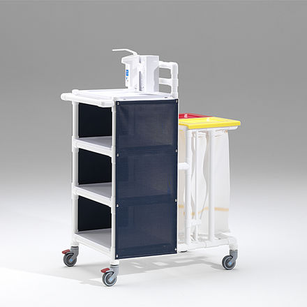 护理推车 - MC 642 FP ESP HSP - RCN Medizin- und Rehatechnik - 布草 / 用于医疗机构 / 塑料