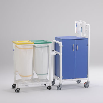 护理推车 - MPC 52 BASIC - RCN Medizin- und Rehatechnik - 布草 / 用于医疗机构 / 塑料