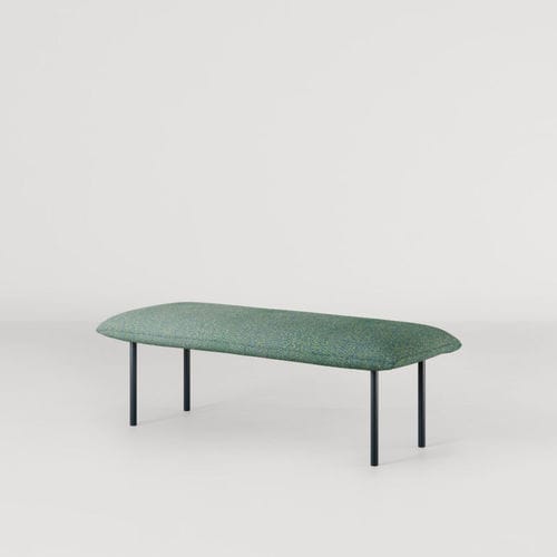 现代风格软包长凳 - JILL BENCH  - Bolzan Srl-Società Benefit - 布料 / 金属桌脚 / 商用