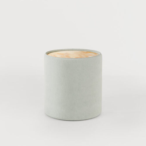 现代风格坐墩 - EDITH   - Bolzan Srl-Società Benefit - 皮质 / 胶合板 / 布料
