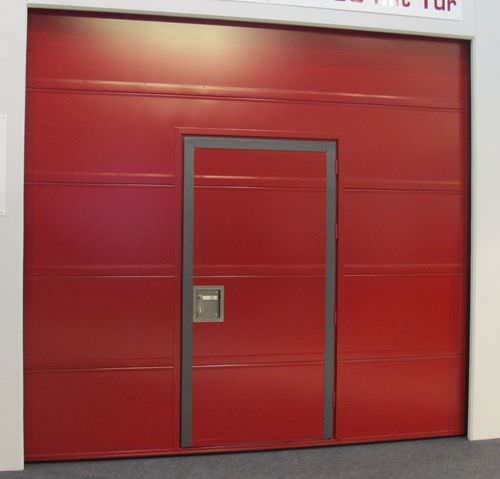 分段工业门 - TITAN T30/EI30 - Jansen Tore GmbH & Co. KG - 钢 / 防火 / 釉面