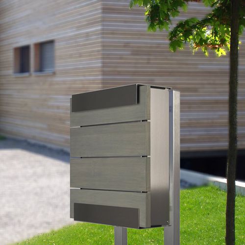 壁挂信箱 - GLASNOST.WOOD.GREY - keilbach design and products - 落地式 / 独立型