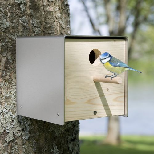 木质鸟舍 - twitter.nature - keilbach design and products - 不锈钢 / 悬挂式 / 壁挂