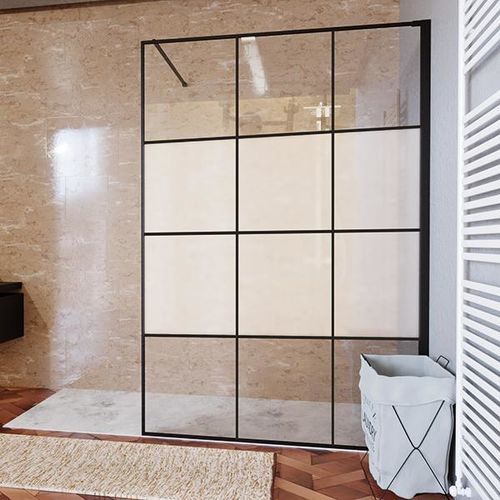固定淋浴间隔断 - FUTURA - GFS Italian Innovative Glass Fixing - 线性 / L形 / 在接收器上