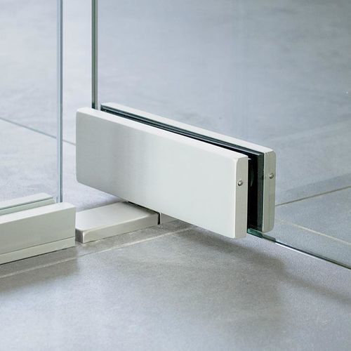玻璃门铰链 - HYDRA Pro - GFS Italian Innovative Glass Fixing - 平开门 / 阳极氧化铝 / 液压