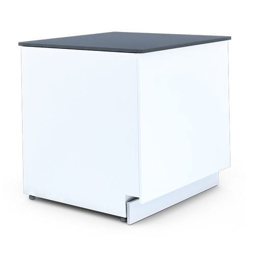 组合式商户收银台 - LADA CUBE 2 LS P - IGLOO - 木质 / 三聚氰胺 / 不锈钢