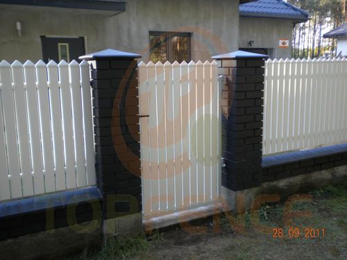 带栏杆围栏 - TRADITIONAL SIMPLE - Top Fence - 花园 / PVC