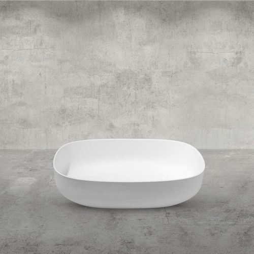 台上盆 - STONE EVO - AQUAdesign - 石材 / 椭圆 / 现代风格