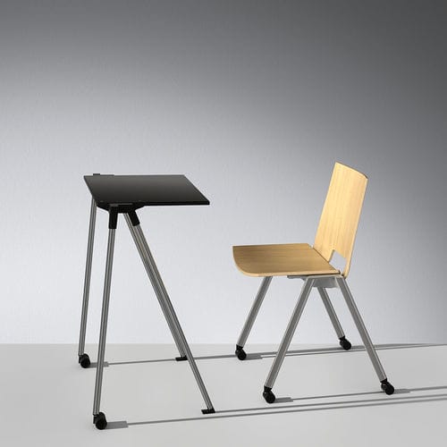 现代风格课桌 - WORKING - Lamm srl - 层压材料 / 木质 / 金属桌脚
