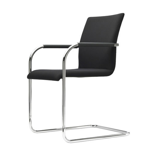 现代风格会议椅 - S 55 - THONET - 室内 / 布料 / 钢座桌脚