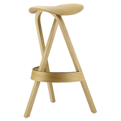 现代风格吧台凳 - 404 H - THONET/索耐特 - 木质 / 带脚凳 / 商用