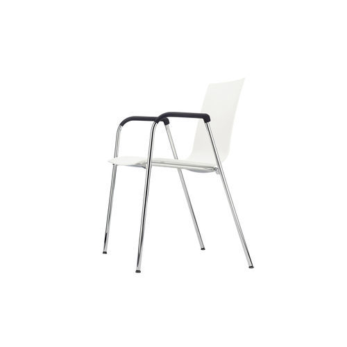 现代风格椅子 - S 260 - THONET/索耐特 - 室内 / 聚丙烯 / 铬钢桌脚