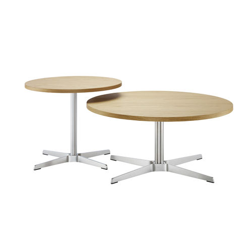 现代风格边桌 - 1808 - THONET/索耐特 - 山毛榉木 / 钢 / 钢座桌脚