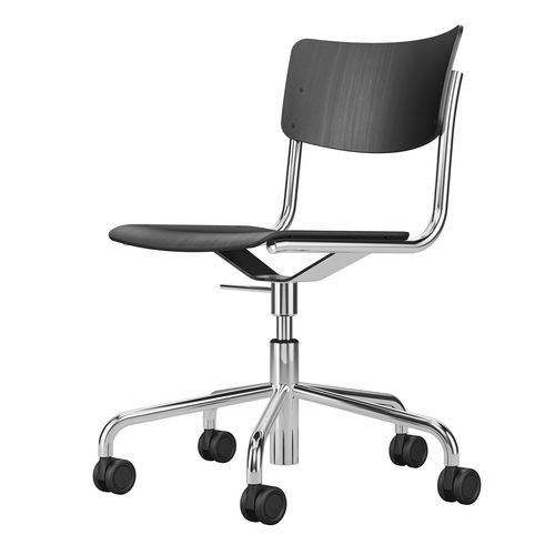 传统风格办公椅 - S 43 DR - THONET/索耐特 - 室内 / 木质 / 钢座桌脚