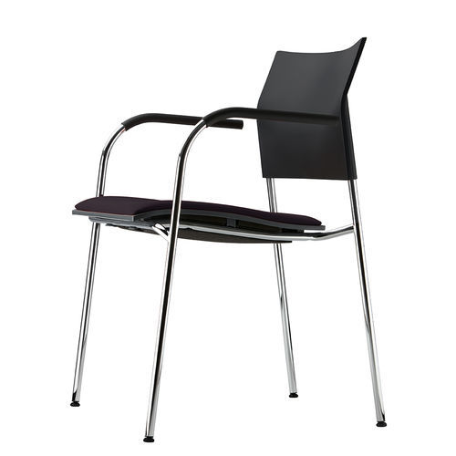 现代风格访客椅 - S 360 - THONET/索耐特 - 室内 / 钢 / 镀铬金属
