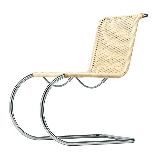 包豪斯风格椅子 - S 533 N - THONET/索耐特 - 室内 / 皮质 / 柳编