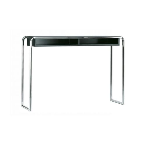 包豪斯风格玄关桌 - B 108 - THONET/索耐特 - 漆木 / 铬钢桌脚 / 长方形