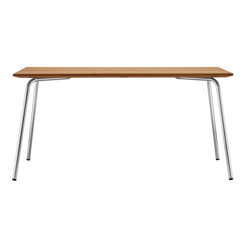现代风格桌 - S 1040 - THONET/索耐特 - 绿柄桑木 / 不锈钢桌脚 / 长方形