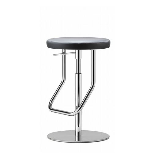 现代风格吧台凳 - S 123  - THONET/索耐特 - 不锈钢桌脚 / 钢座桌脚 / 布艺