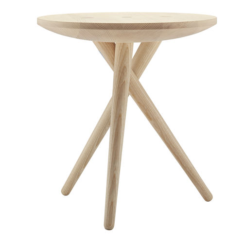现代风格边桌 - 1025 - THONET/索耐特 - 栎木 / 实木桌脚 / 圆形