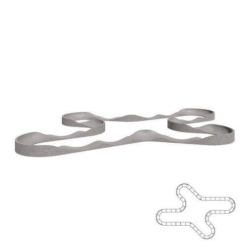 滑板场用泵道 - 01167 -  Circuit Model I - A Amop Synergies - 可调节 / 用于自行车公园 / 波浪形