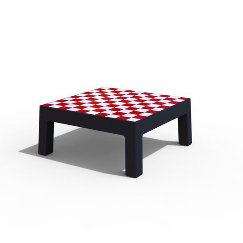 传统风格茶几 - LUGARCOMUM: CONCRETE COFFE TABLE - A Amop Synergies - 混凝土 / 正方形 / 公共机构用