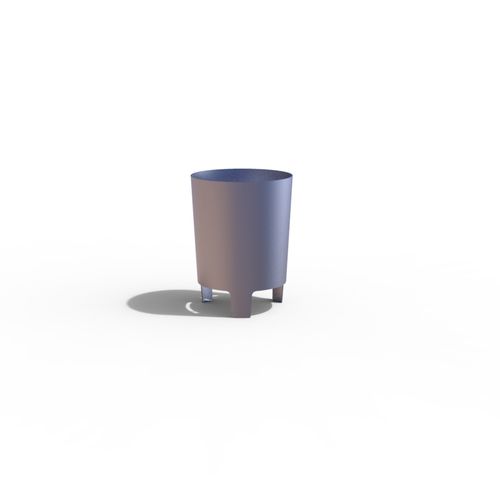 公共垃圾桶 - LUGARCOMUM: STEEL PAPER BIN S - A Amop Synergies - 钢 / 无盖 / 现代风格