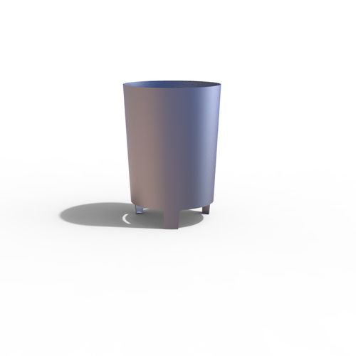 公共垃圾桶 - LUGARCOMUM: STEEL PAPER BIN L - A Amop Synergies - 钢 / 无盖 / 现代风格