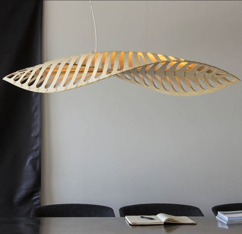 吊灯 - NAVICULA - David Trubridge Design - 竹制 / 胶合板 / 尼龙