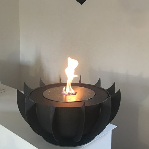 生物酒精壁炉 - LOTUS - IGNISIAL Paris - 独立式 / 户外 / 炉膛开放式