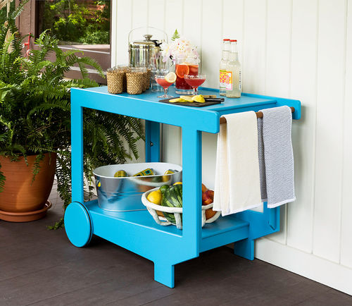 服务备餐桌 - LOLLYGAGGER BAR CART - Loll Designs - 酒店 / 用于医疗机构 / 餐厅