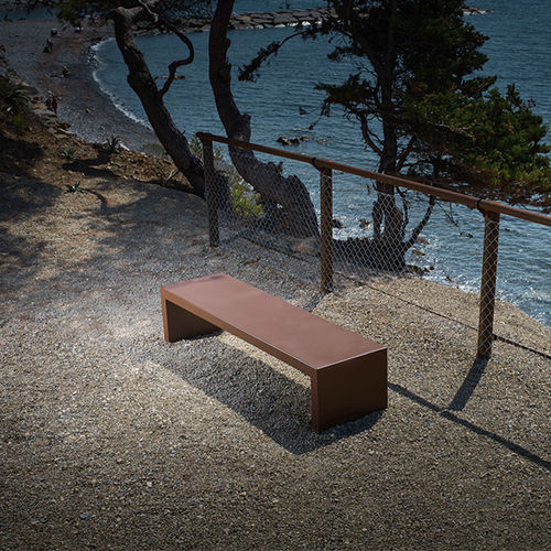 现代风格公共长椅 - EUDALD - CYRIA | Mobilier Urbain - 钢 / 热喷漆钢 / 铁