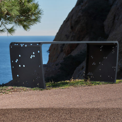 现代风格桌 - ELINIUM - CYRIA | Mobilier Urbain - 钢 / 电镀钢 / 彩绘金属