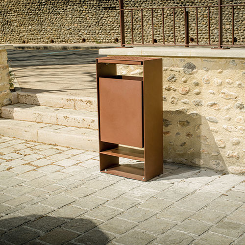 公共垃圾桶 - EUDALD - CYRIA | Mobilier Urbain - 电镀钢 / 钢 / 不锈钢