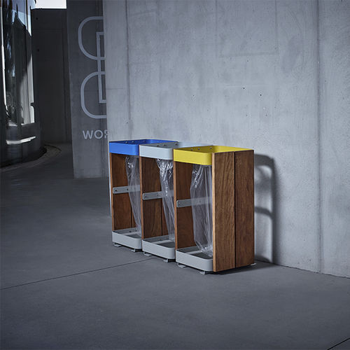 垃圾分类垃圾桶 - KAISEKI - CYRIA | Mobilier Urbain - 电镀钢 / 钢 / 不锈钢