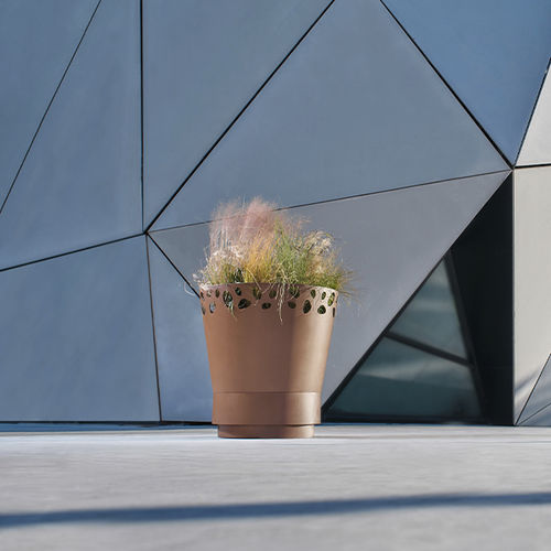 耐候钢花坛 - GREEN PALACIO 2 - CYRIA | Mobilier Urbain - 热喷漆钢 / 圆形 / 高强度
