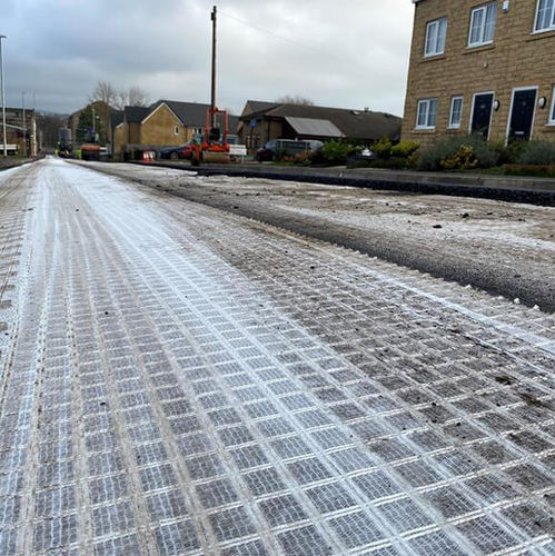 防护土工网格 - GLASSTEX®GRID-R - Tensar International - 加固 / 用于道路工程 / 聚合物